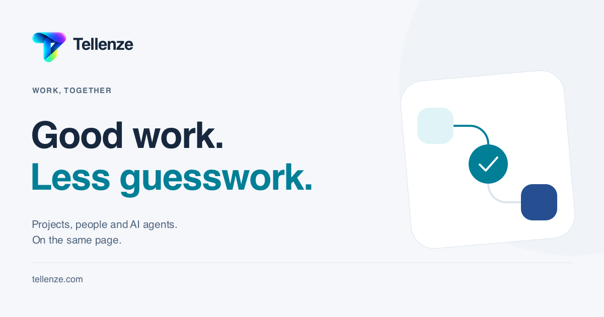 Tellenze AI product website preview